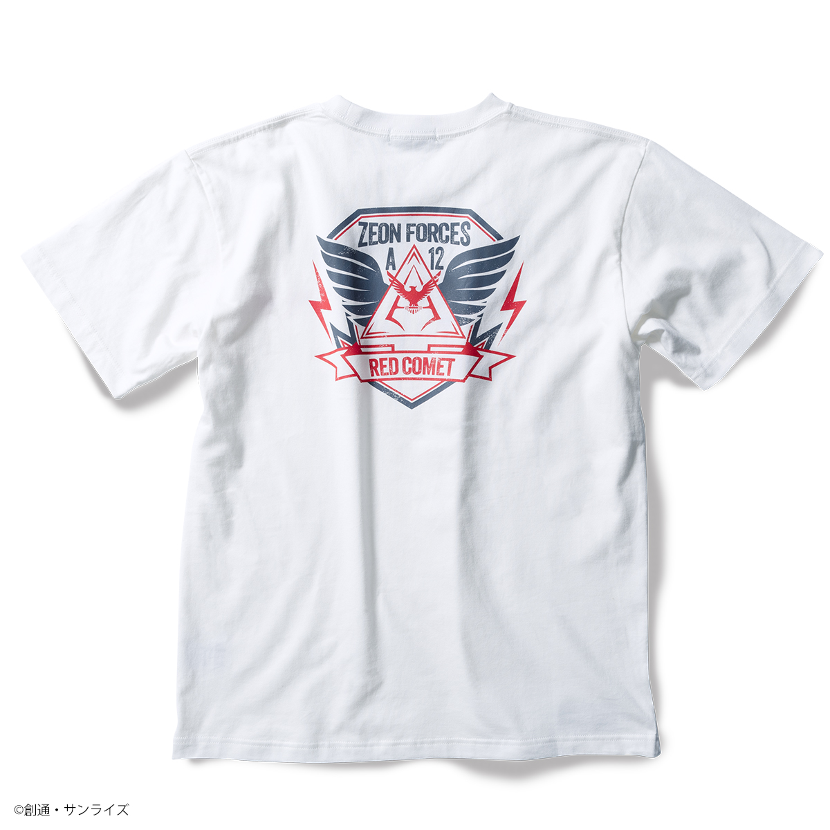 STRICT-G.ARMS『機動戦士ガンダム』ノーズアート 半袖Tシャツ RED COMET