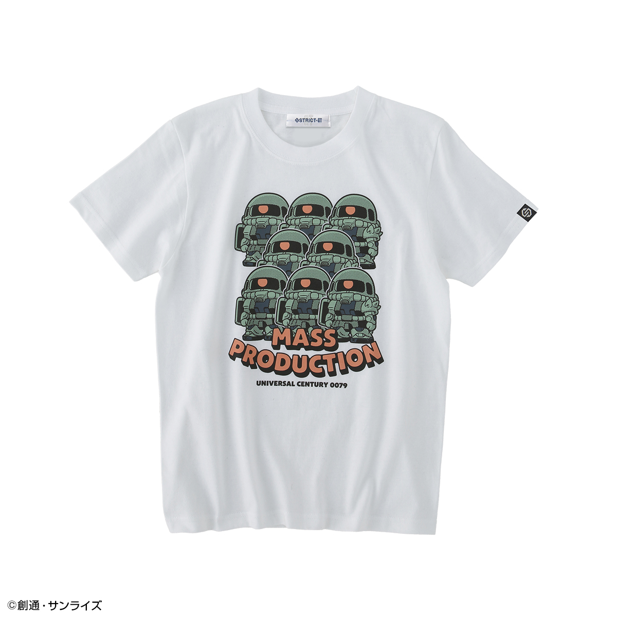 STRICT-G『機動戦士ガンダム』量産型キッズTシャツ ホワイト