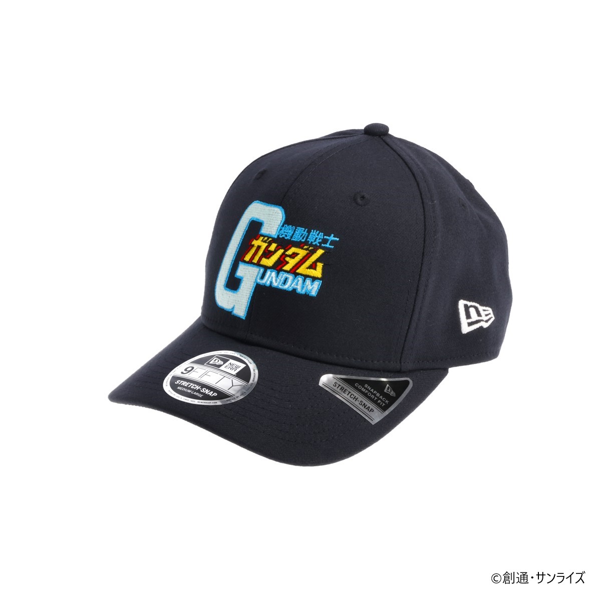 STRICT-G NEW ERA(R)『機動戦士ガンダム』9FIFTY Stretch Snap Cap タイトルロゴ