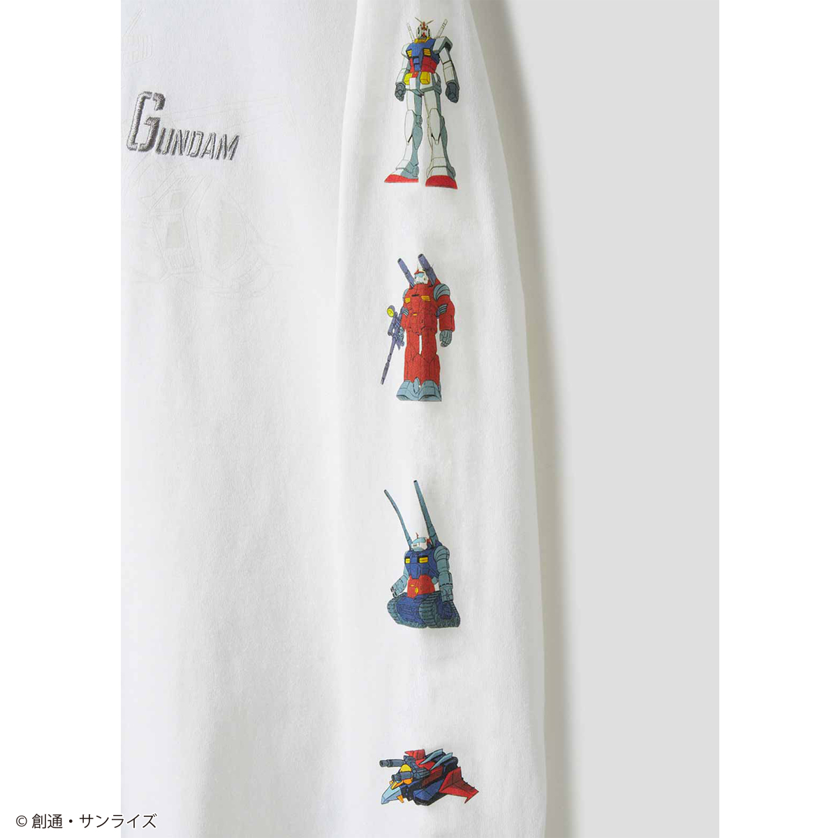 STRICT-G graniph『機動戦士ガンダム』長袖Tシャツ ホワイトベース(ホワイトベース長袖Tシャツ)