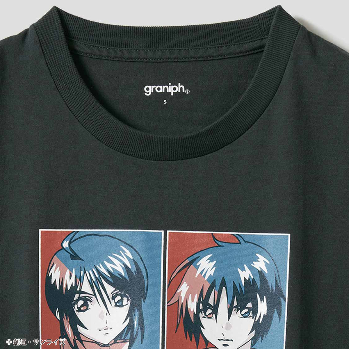 STRICT-G graniph『機動戦士ガンダムSEED FREEDOM』半袖Tシャツ コンパスキャラクター(コンパス キャラクターTシャツ)