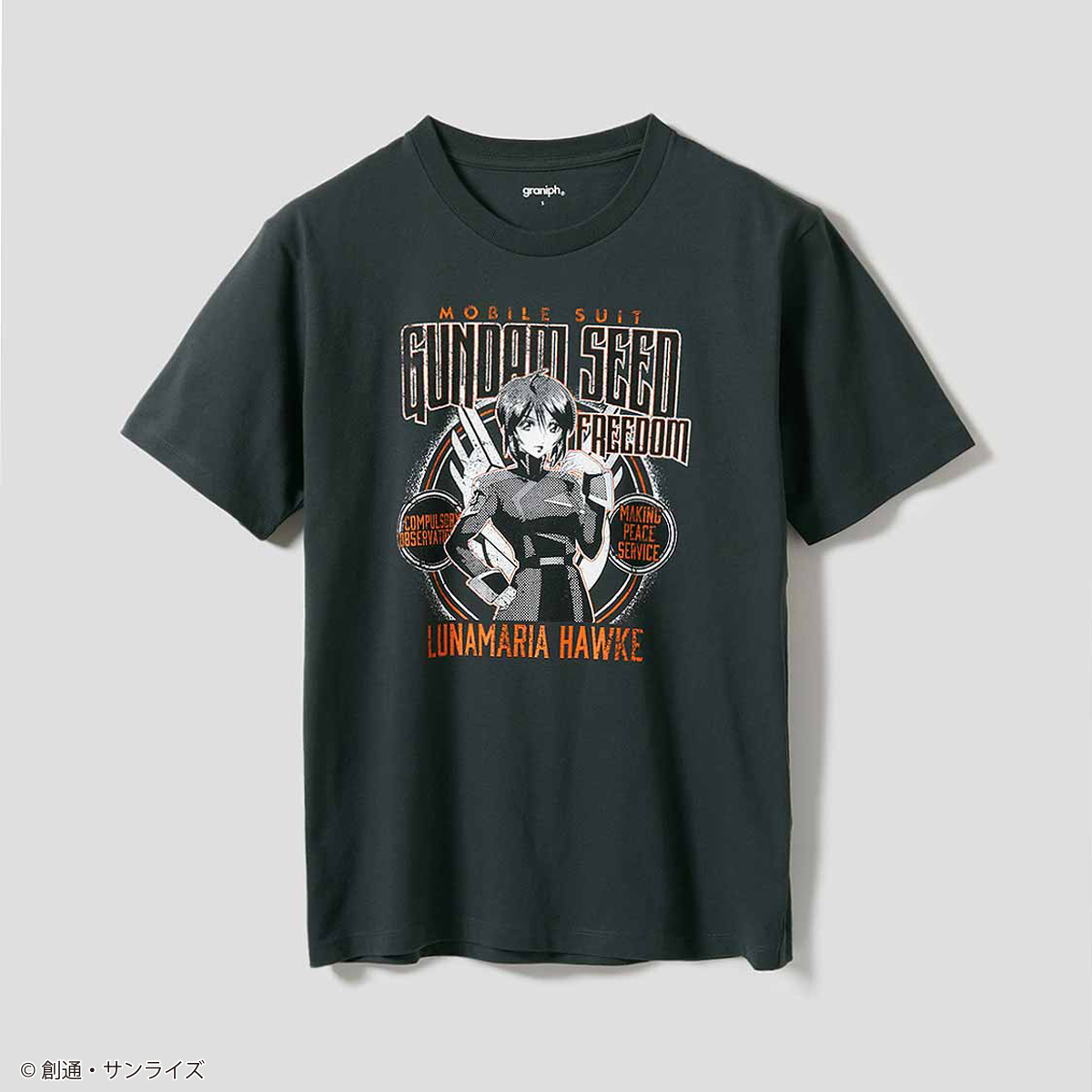 STRICT-G graniph『機動戦士ガンダムSEED FREEDOM』半袖Tシャツ ルナマリア・ホーク(ルナマリア・ホークTシャツ)