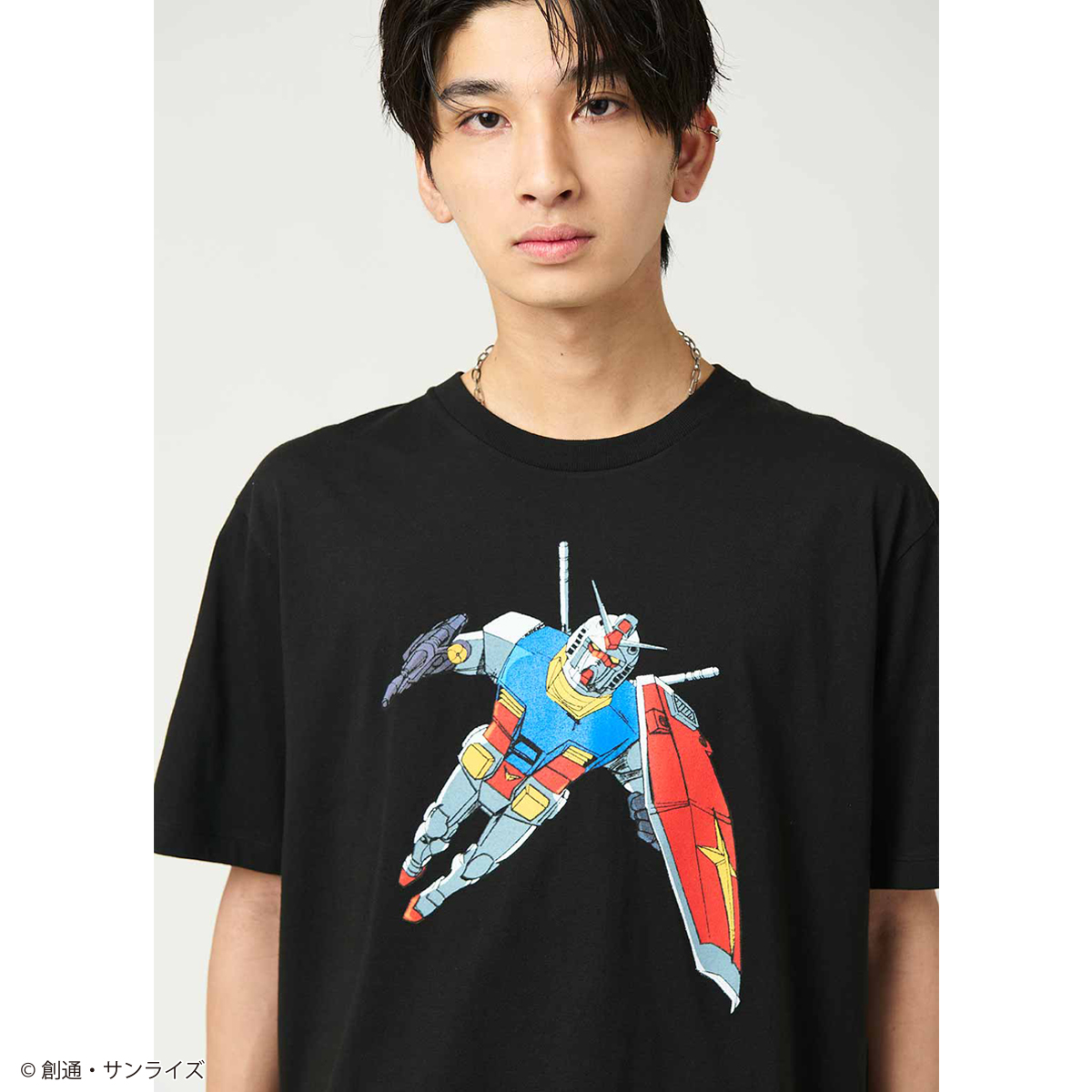 STRICT-G graniph『機動戦士ガンダム』半袖Tシャツ RX-78-2 GUNDAM(翔べ！ガンダムTシャツ)