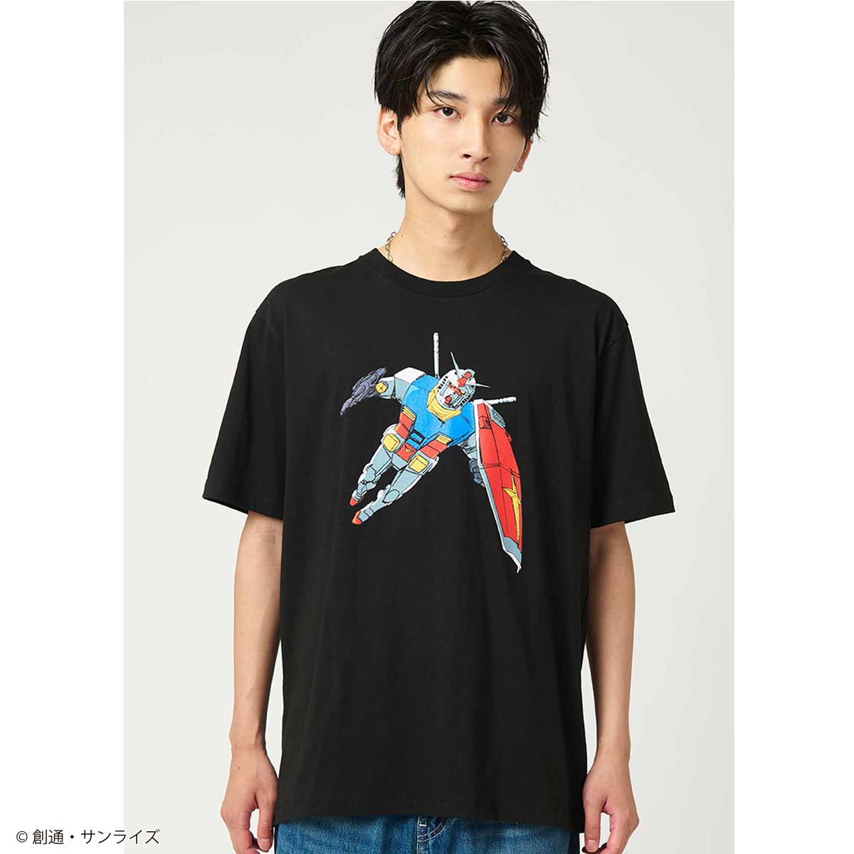 STRICT-G graniph『機動戦士ガンダム』半袖Tシャツ RX-78-2 GUNDAM(翔べ！ガンダムTシャツ)