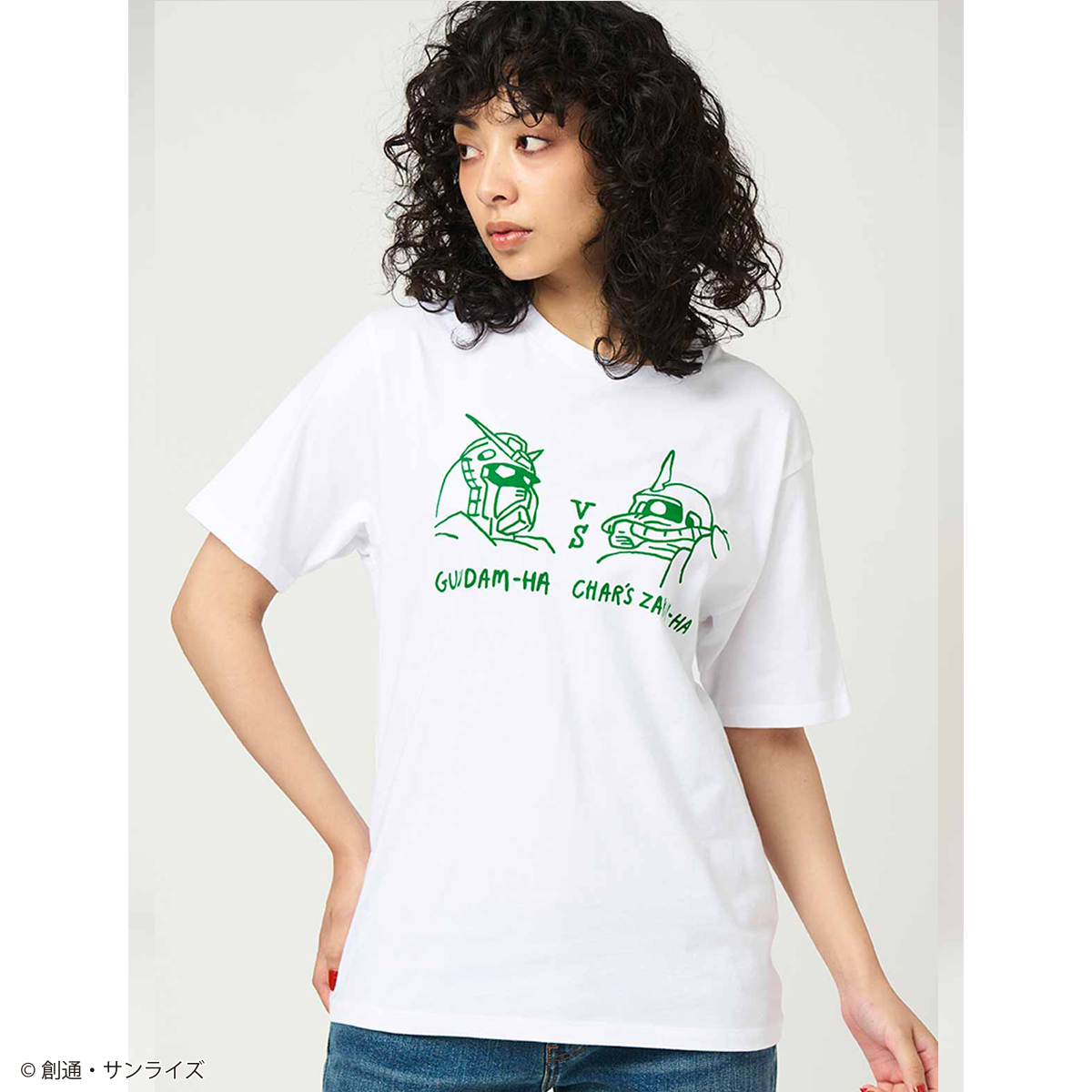 STRICT-G graniph『機動戦士ガンダム』半袖Tシャツ ガンダム派シャア専用ザク派(ガンダムハシャアセンヨウザクハTシャツ)