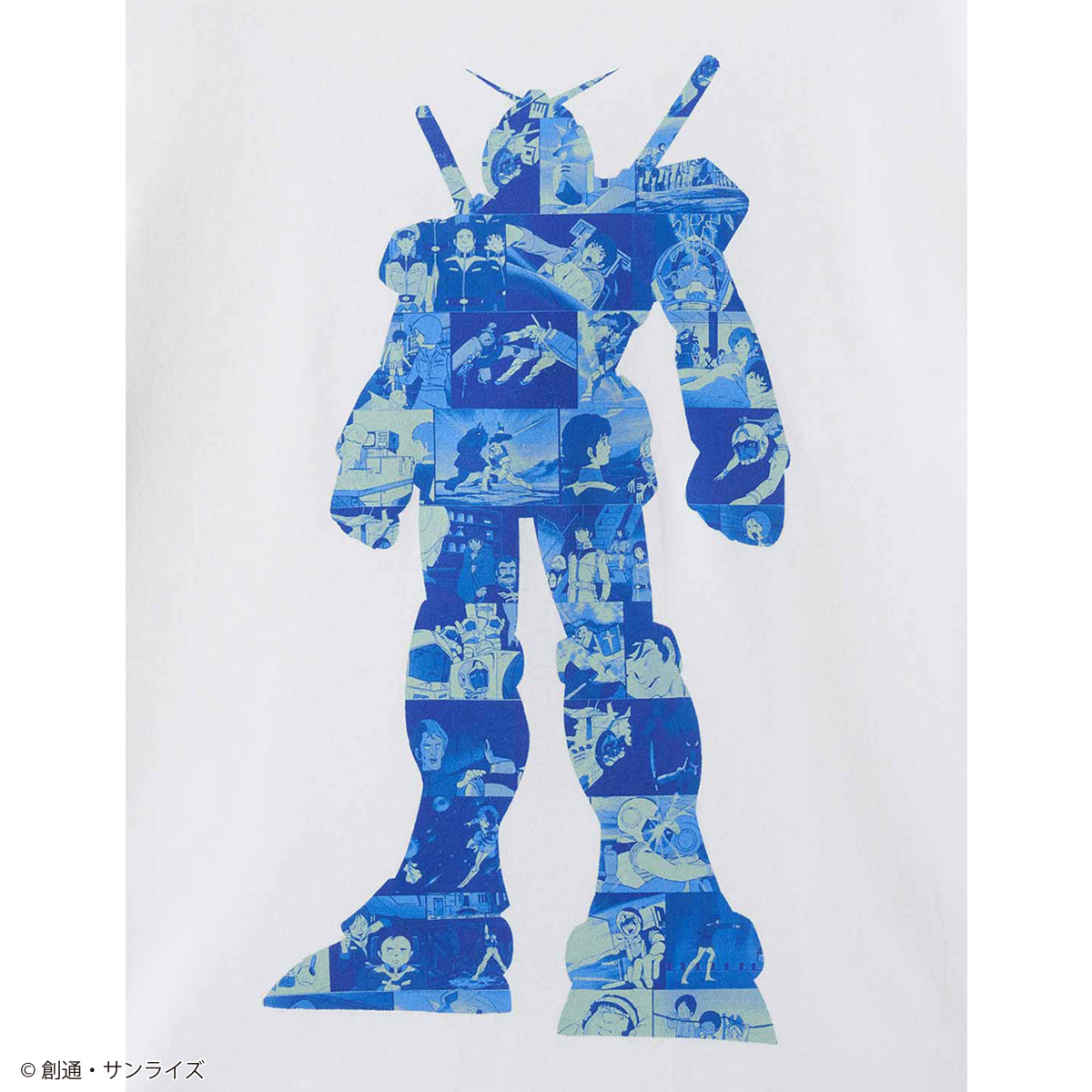 STRICT-G graniph『機動戦士ガンダム』半袖Tシャツ RX-78-2 ガンダムコラージュ(RX-78-2Tシャツ)