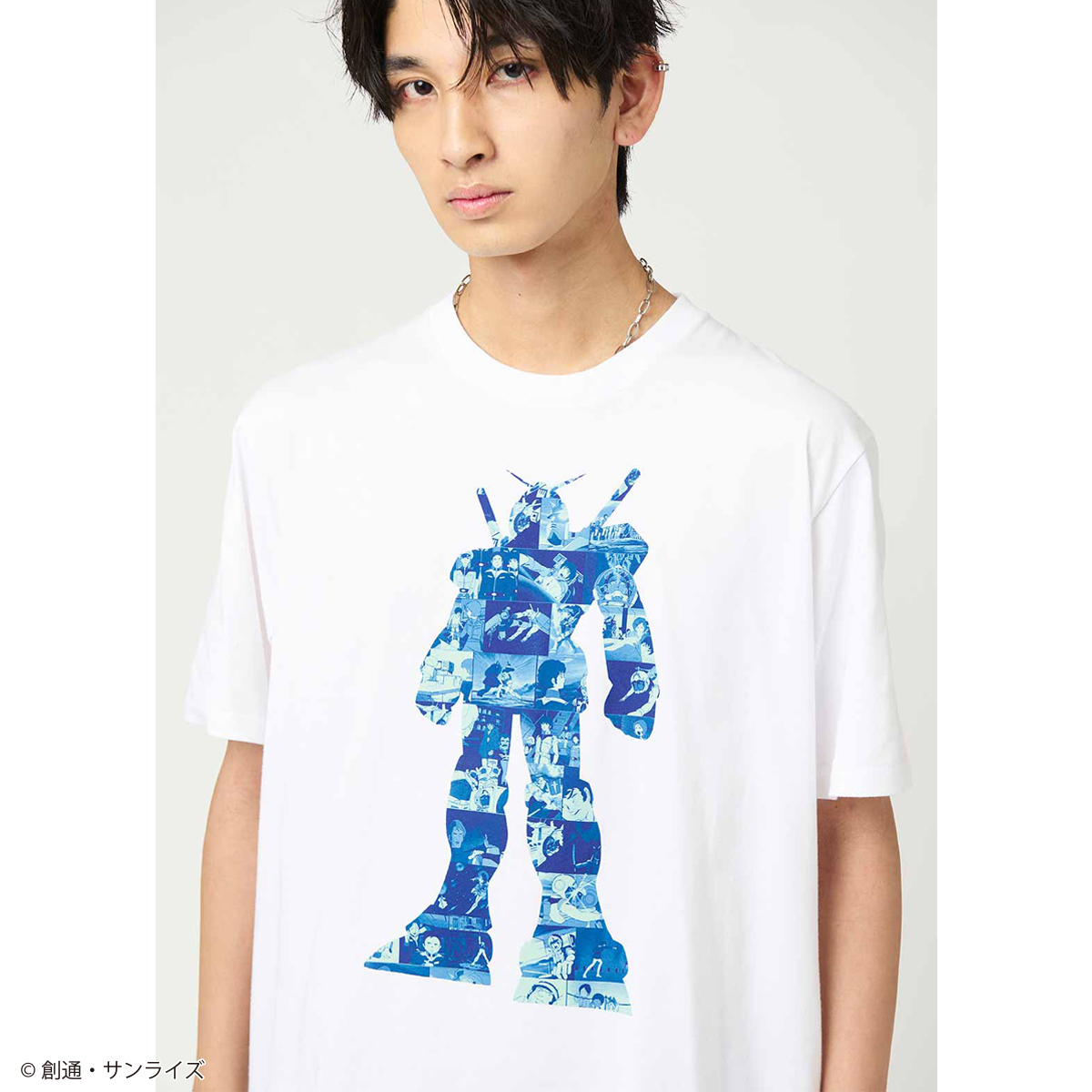 STRICT-G graniph『機動戦士ガンダム』半袖Tシャツ RX-78-2 ガンダムコラージュ(RX-78-2Tシャツ)