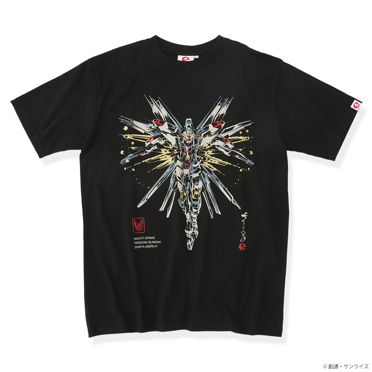 STRICT-G JAPAN『機動戦士ガンダムSEED FREEDOM』Tシャツ マイティーストライクフリーダムガンダム