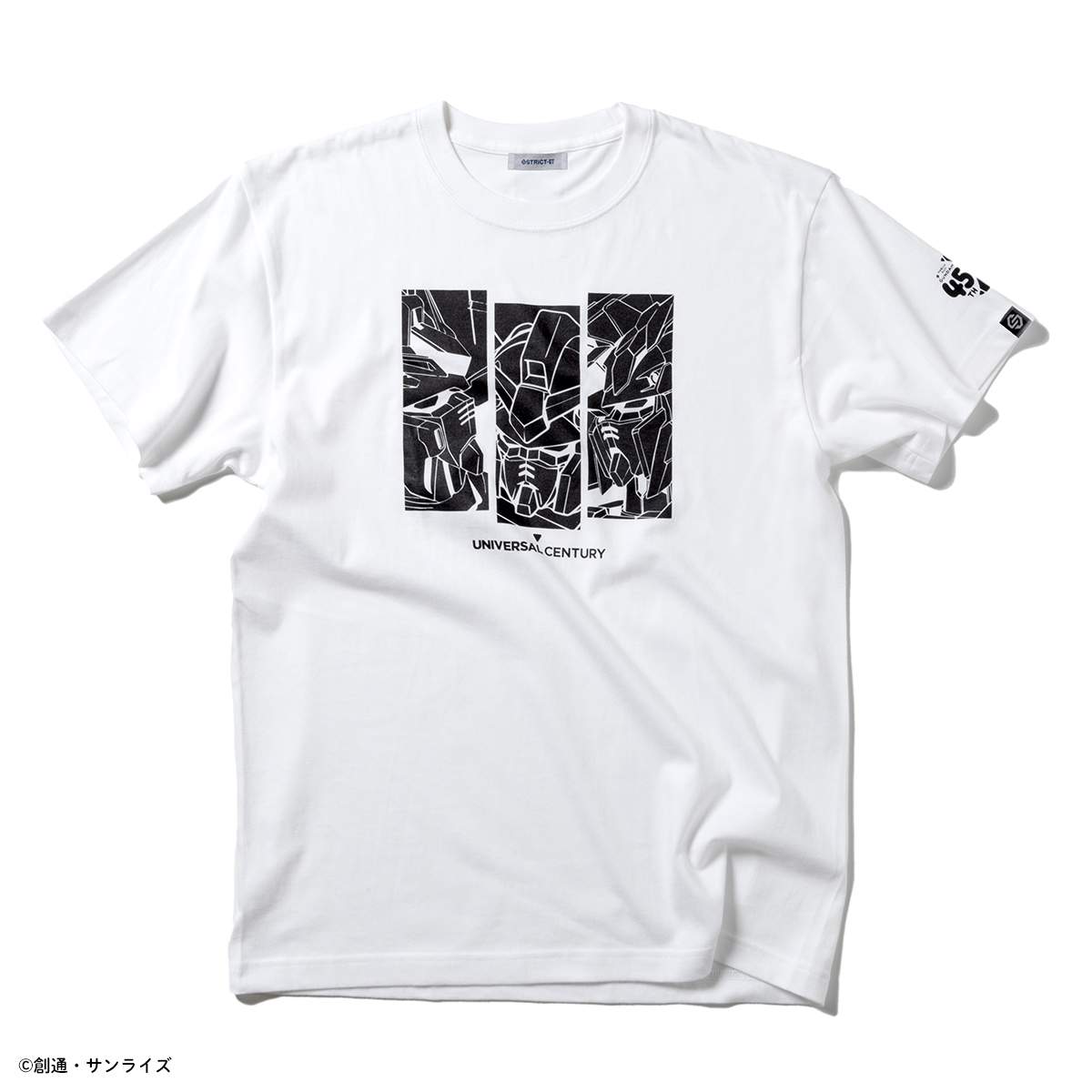 STRICT-G「ガンダムシリーズ」45周年Tシャツ ガンダム νガンダム ユニコーンガンダム柄