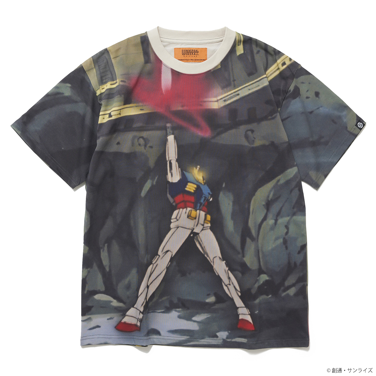 STRICT-G UNIVERSAL OVERALL『機動戦士ガンダム』ラストシューティングパネルTシャツ