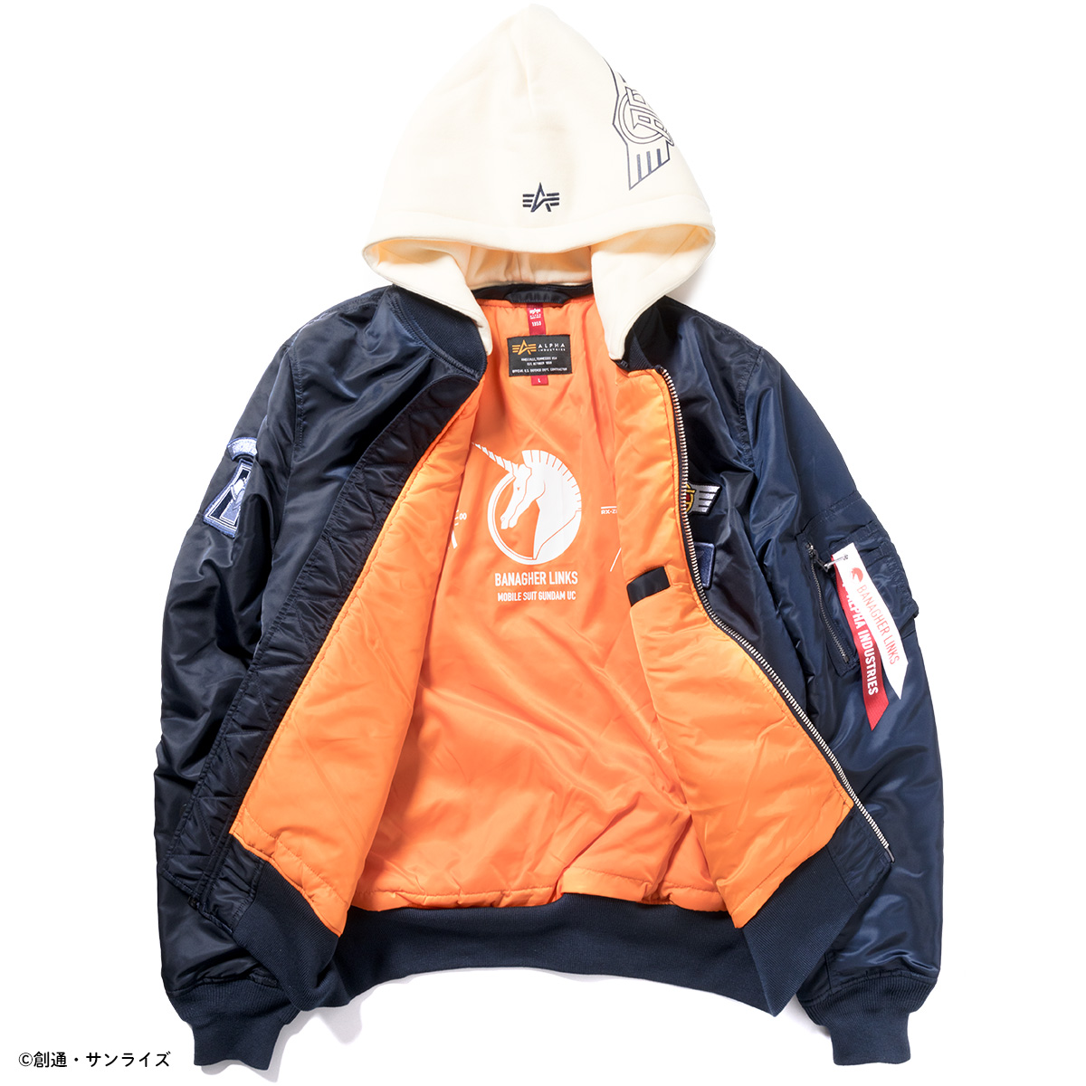 『機動戦士ガンダムUC』×ALPHA INDUSTRIES 2024年F/W２弾となる新作フライトジャケットが登場！アクリルスタンドプレゼントキャンペーンも！