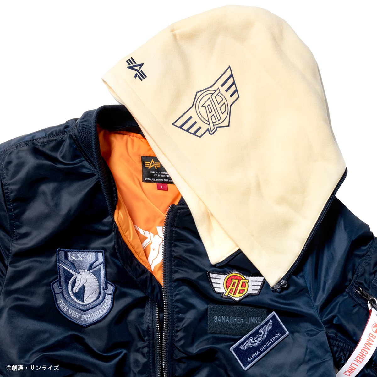 『機動戦士ガンダムUC』×ALPHA INDUSTRIES 2024年F/W２弾となる新作フライトジャケットが登場！アクリルスタンドプレゼントキャンペーンも！