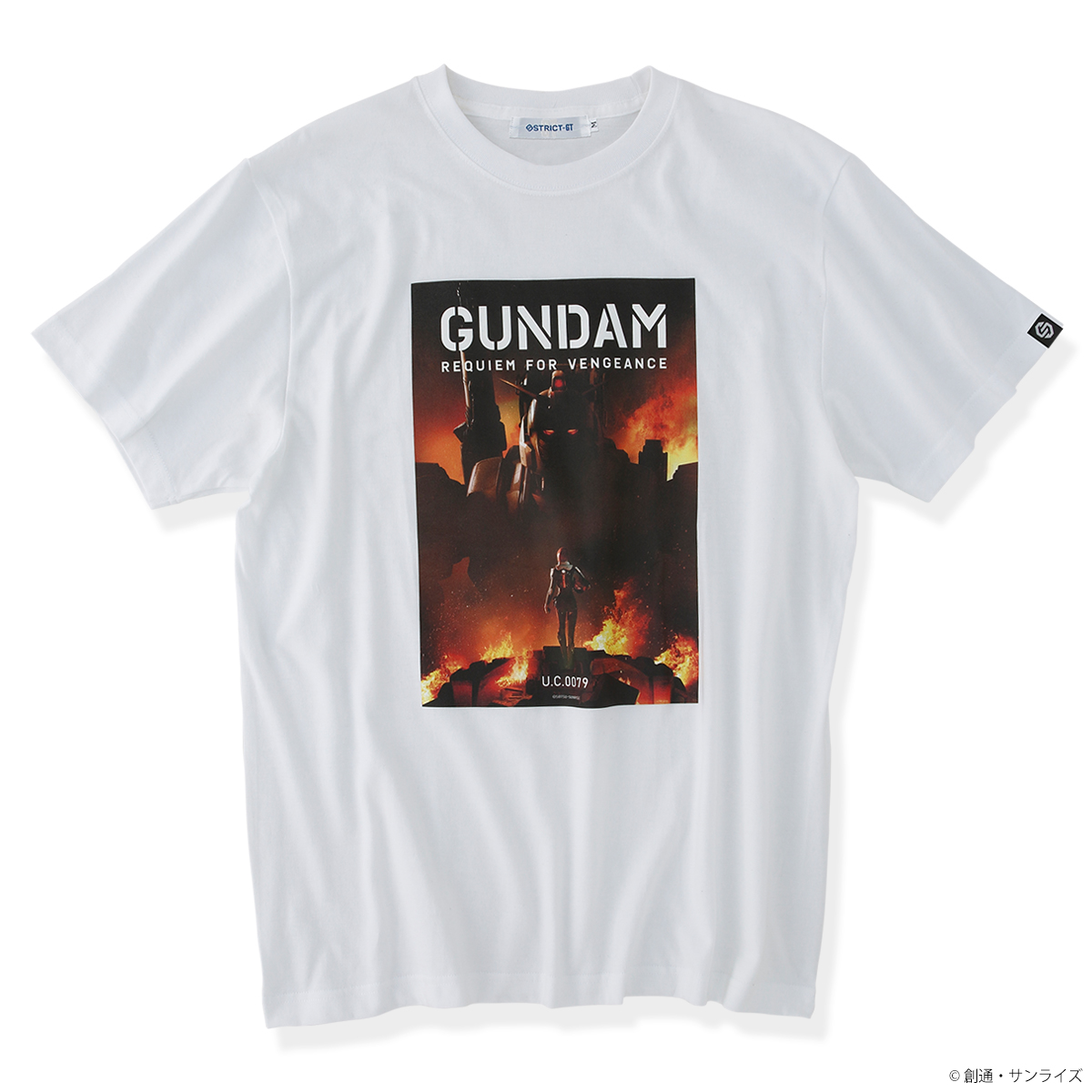 STRICT-G『機動戦士ガンダム 復讐のレクイエム』Tシャツ ティザービジュアル柄