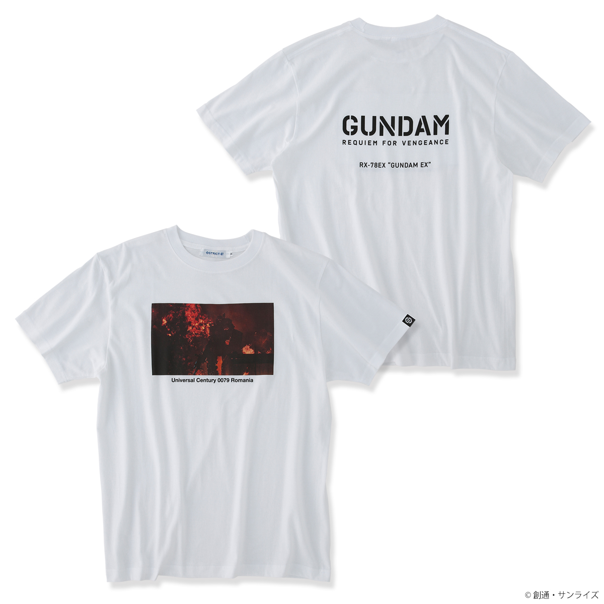 STRICT-G『機動戦士ガンダム 復讐のレクイエム』Tシャツ GUNDAM EX柄