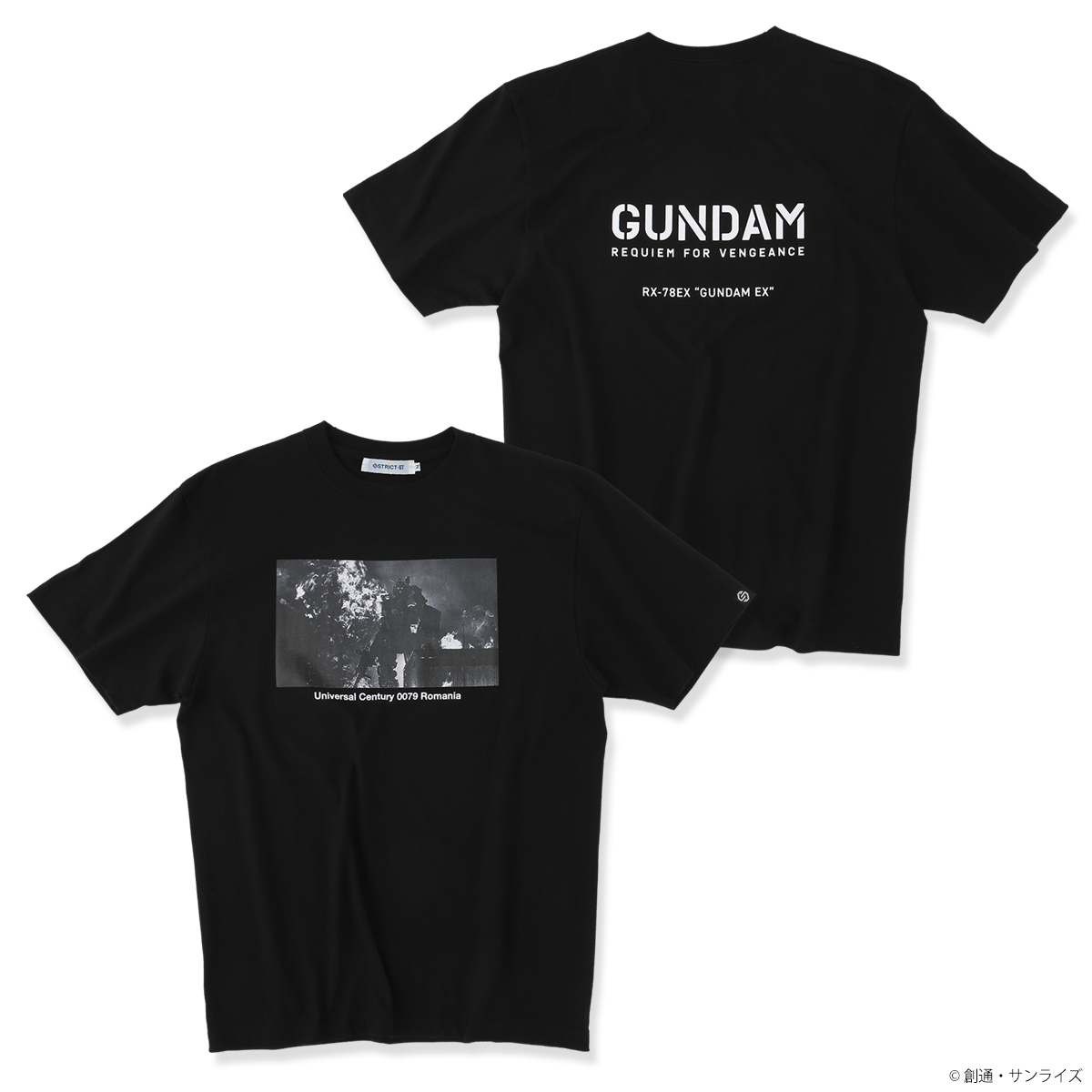 STRICT-G『機動戦士ガンダム 復讐のレクイエム』Tシャツ GUNDAM EX柄