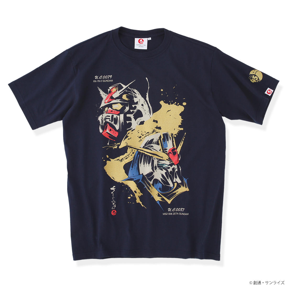 STRICT-G JAPAN ガンダムシリーズ45周年記念Tシャツ ガンダム&Zガンダム