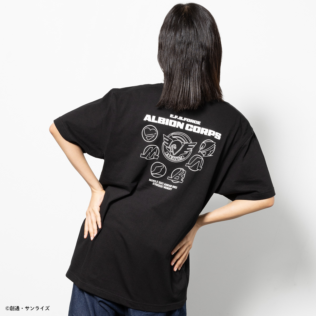 STRICT-G.ARMS『機動戦士ガンダム0083 STARDUST MEMORY』Tシャツ アルビオン隊ヘルメット