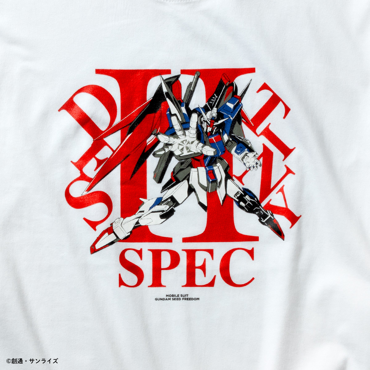 STRICT-G『機動戦士ガンダムSEED FREEDOM』Tシャツ デスティニーガンダムSpecIIロゴ