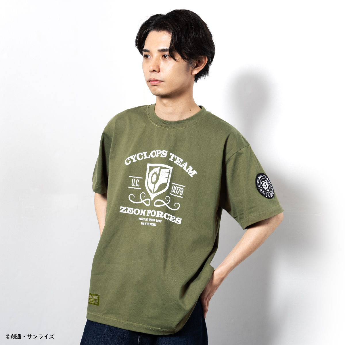 STRICT-G.ARMS『機動戦士ガンダム0080 ポケットの中の戦争』ワッペン付Tシャツ サイクロプス隊