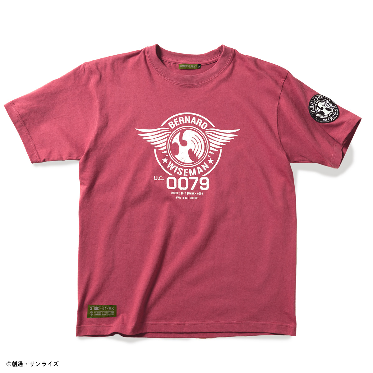 STRICT-G.ARMS『機動戦士ガンダム0080 ポケットの中の戦争』ワッペン付Tシャツ バーナード・ワイズマン