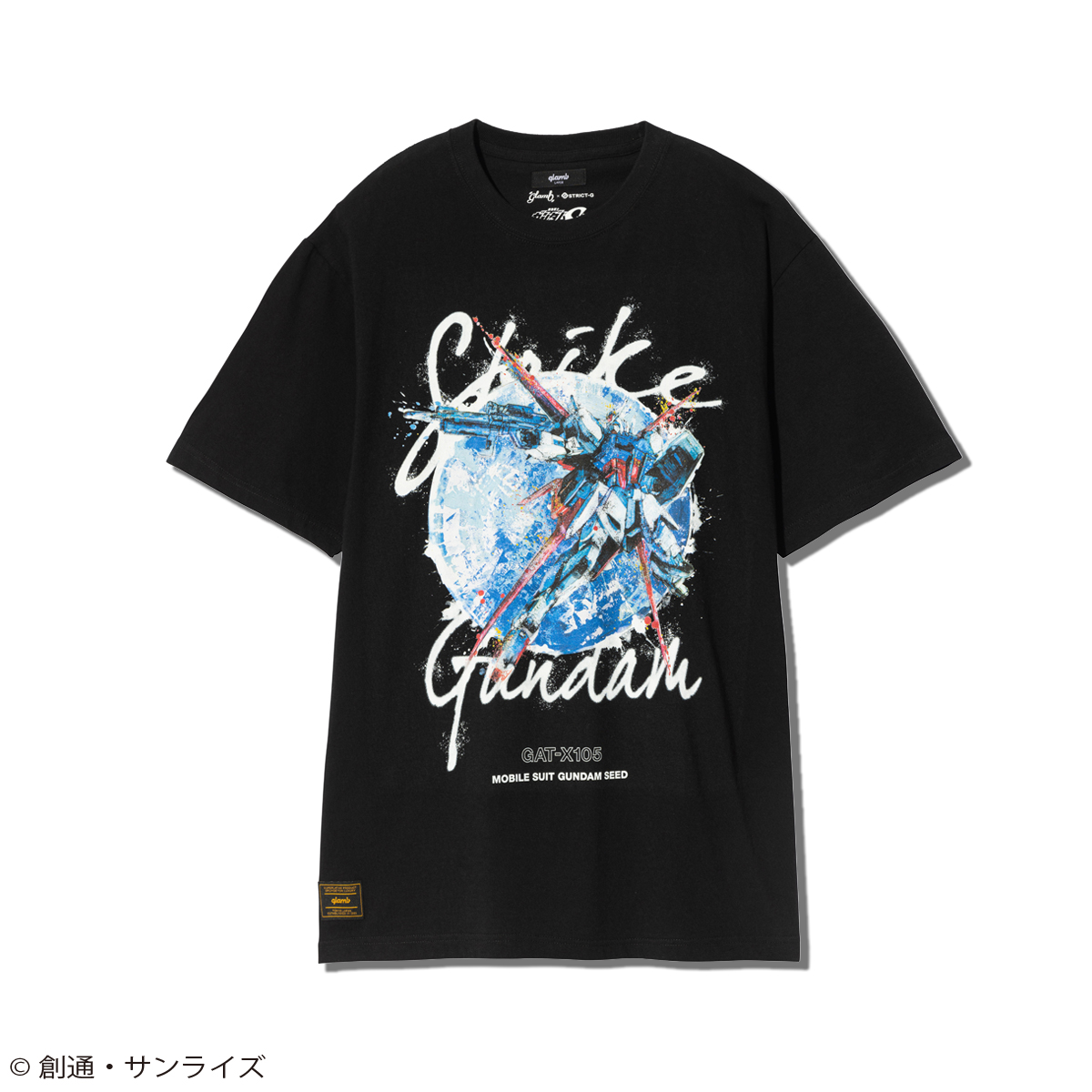 STRICT-G glamb『機動戦士ガンダムSEED』Tシャツ ストライクガンダム(Strike Gundam T-Shirt)